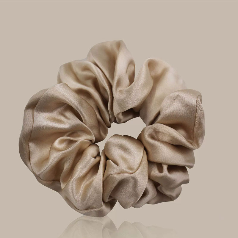 Minimalist Mulberry Silk Solid Color Silk Scrunchies