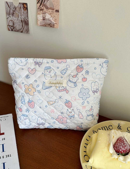 Cute Soft Large Capacity Portable Makeup Bag