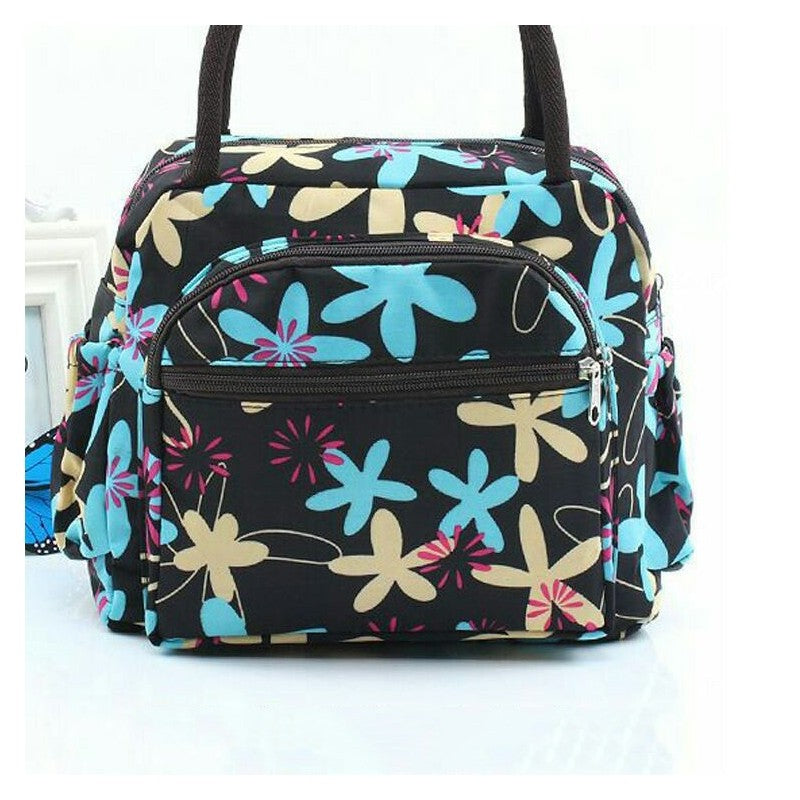 Dotted Letter Kitten Print Lunch Bag Lunchbox Bag