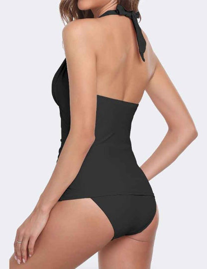 One Piece Halter String Backless Swimwear