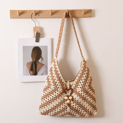 Simple Beach Straw Shouder Bag