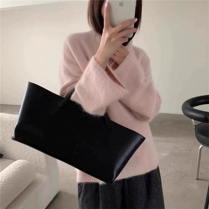 Faux Mink Wool Sweater