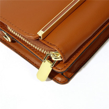 Solid Color Simple One Shoulder Crossbody Bag