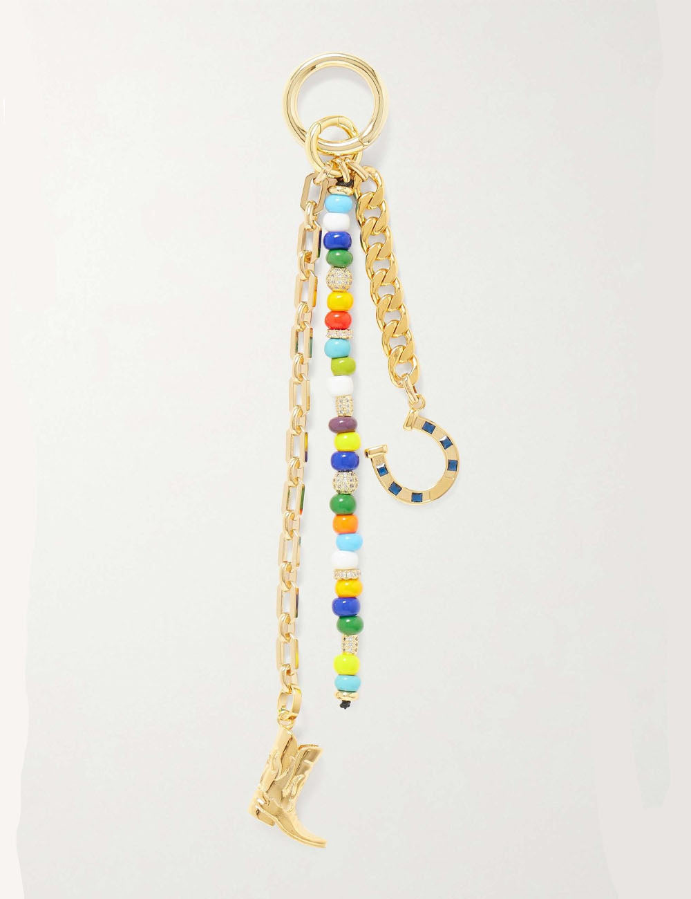 Minimalist Beaded Rope Braided Bag Charm