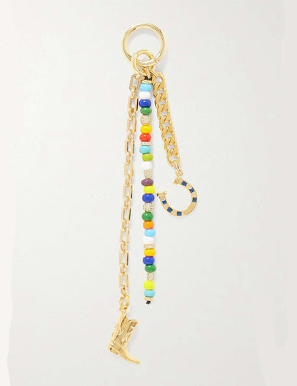 Minimalist Beaded Rope Braided Bag Charm