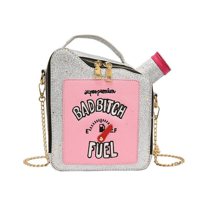 Shining Sequin Letters Crossbody Bag
