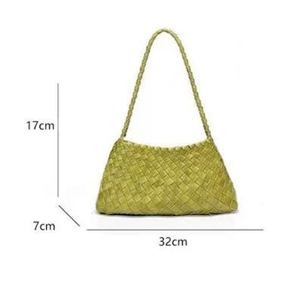 Vintage Woven Beach Tote Shoulder Bag