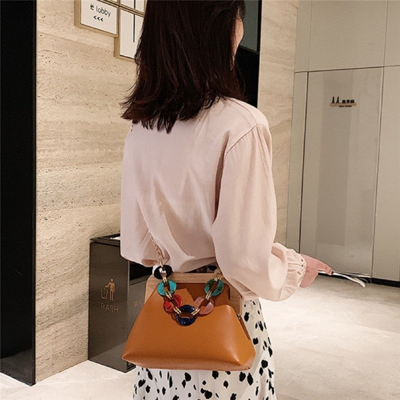Multicolor Single Shoulder Crossbody Square Bag