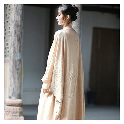 Loose-Fit Solid Color Sun Protection Cardigan