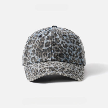 Leopard Print Street Casual Baseball Caps