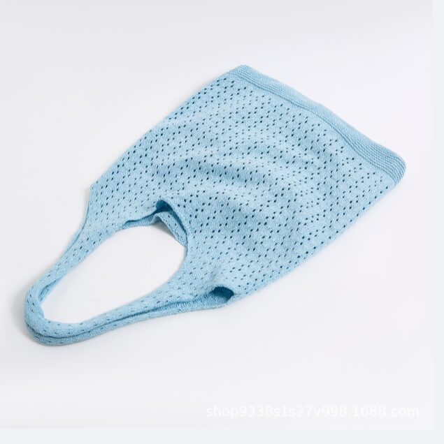 Vintage Knitted Tote Shopping Bag