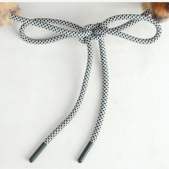 Leopard Print Plushed Warm Hat