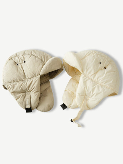 Solid Color Cute Outdoor Padded Hat