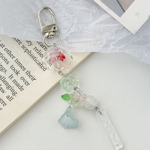 Handmade Minimalist Wind Chime Keychain Bag Charm