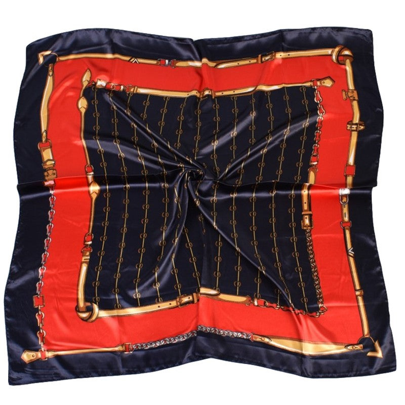 Fashion Retro Geometric Pattern Square Scarf