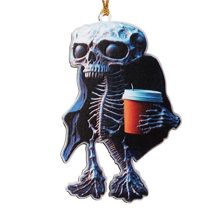 Acrylic Halloween Skeleton Pendant