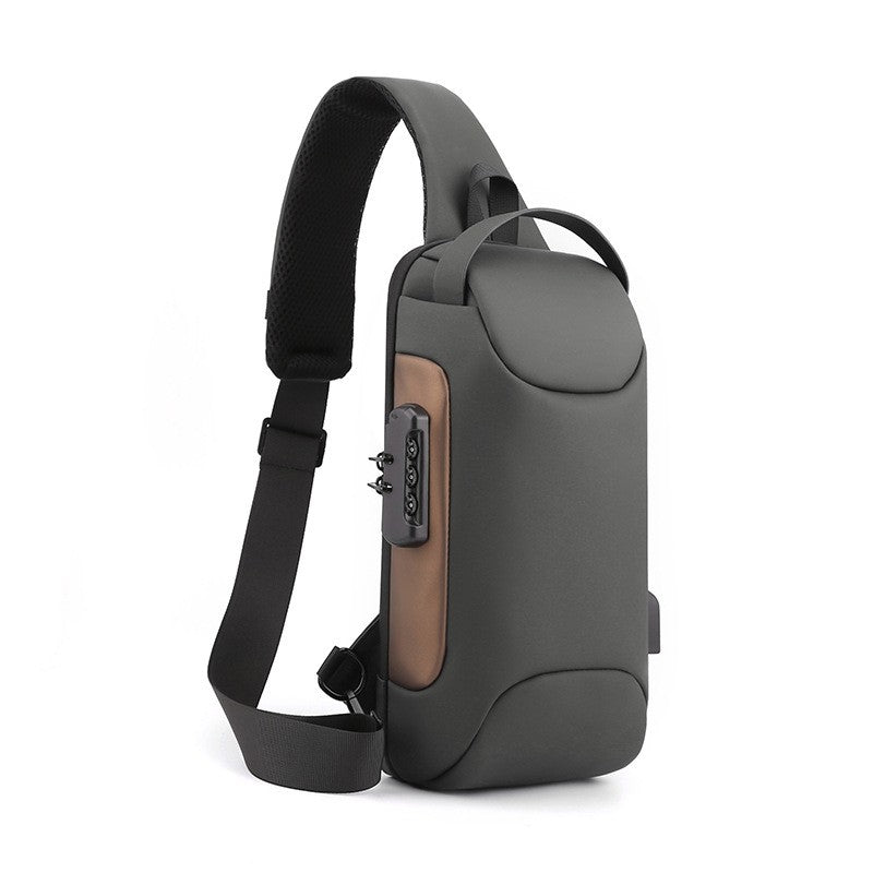 Men's USB Charging Anti-Theft Crossbody Bag