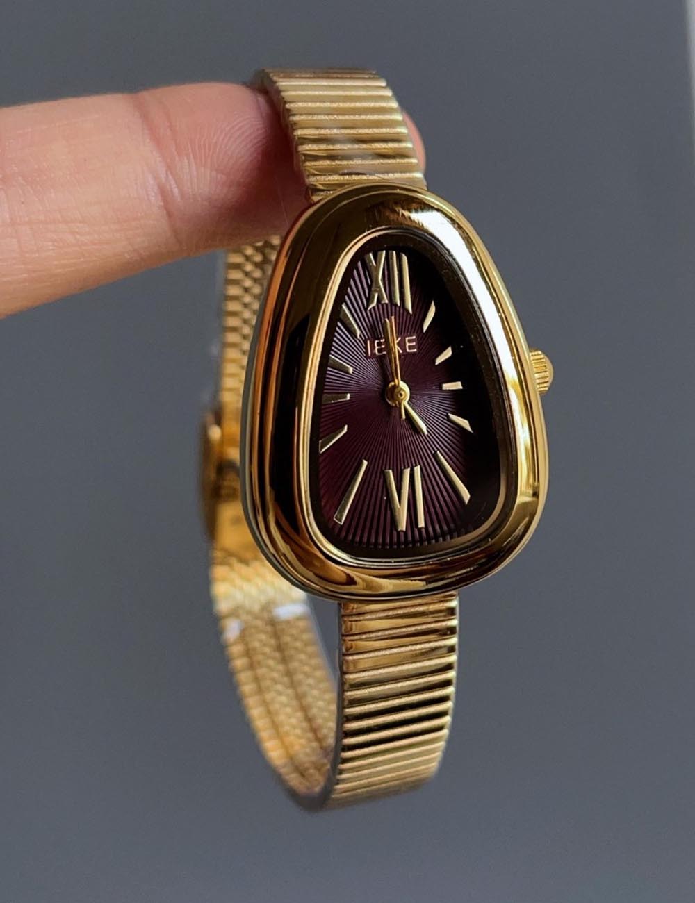 Minimalist Geometric Dail Stainless Steel Watch