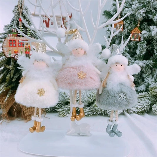 Christmas Feather Angel Pendant