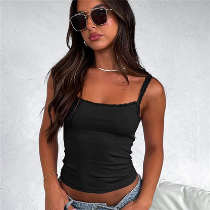 Solid Color Slim-Fit Tank Top