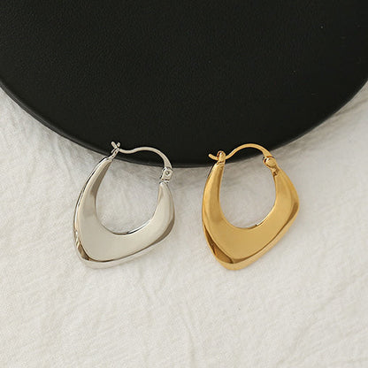 Geometric Simple Metal Earrings