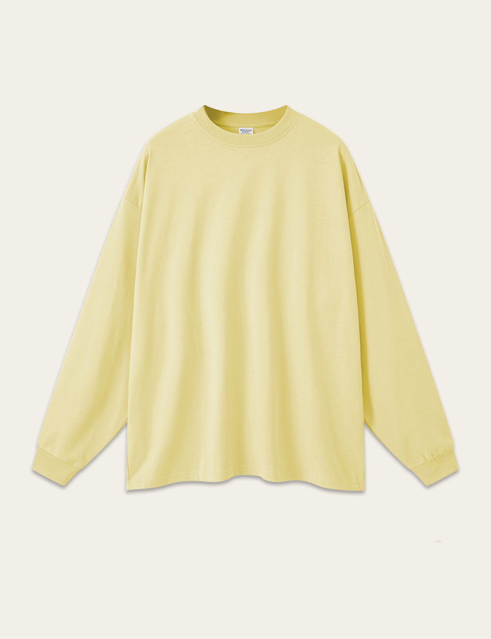 Casual Solid Color Long Sleeve Oversize Top
