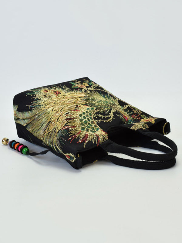 Peacock Embroidery Ethnic Bag