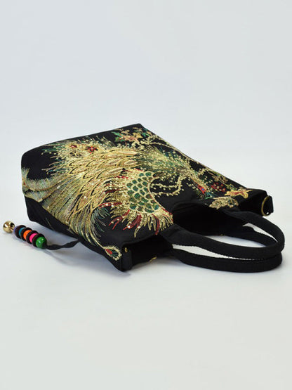 Peacock Embroidery Ethnic Bag
