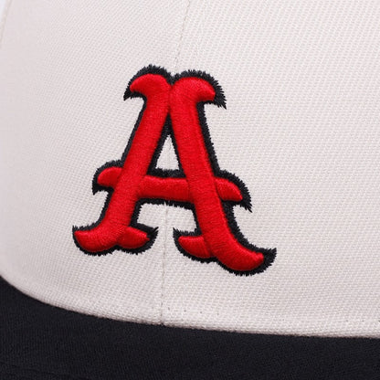 Red Letter Flat Brim Baseball Cap Unisex Outdoor Sun Hat