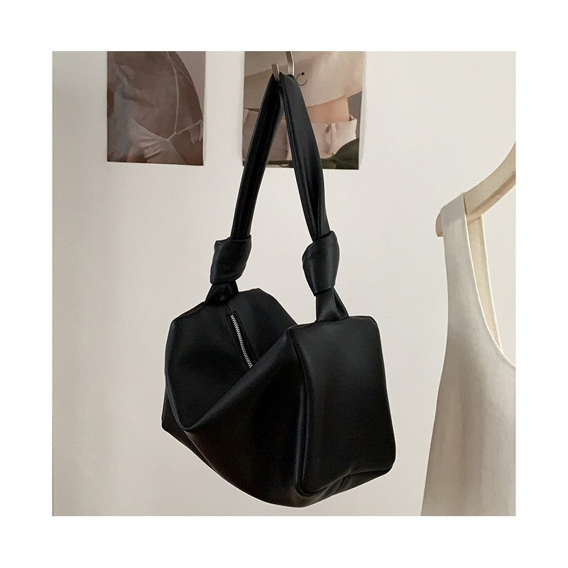 Chic Casual Soft Knotted Shoulder Bag