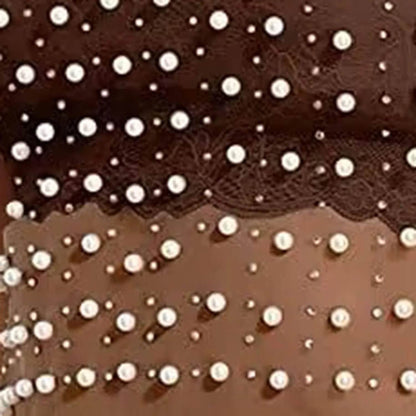 Pearl Studded See Through Top