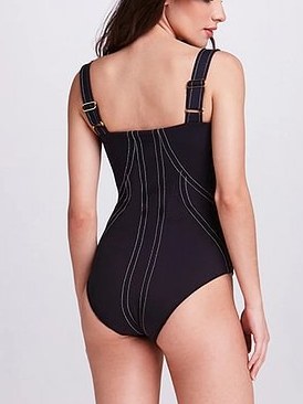 Strap One Piece Swimweat Split Cover