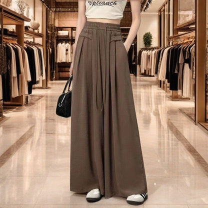 2-Pack High Waist Relaxed Fit Wide Leg Pants