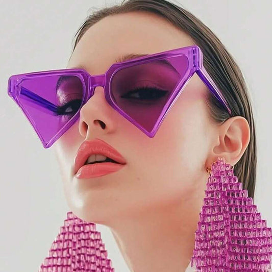 Personality Exaggerated Fashion Triangle Sunglasses