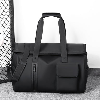 Fashion Travel Men Simple Portable Luggage Duffle Bag