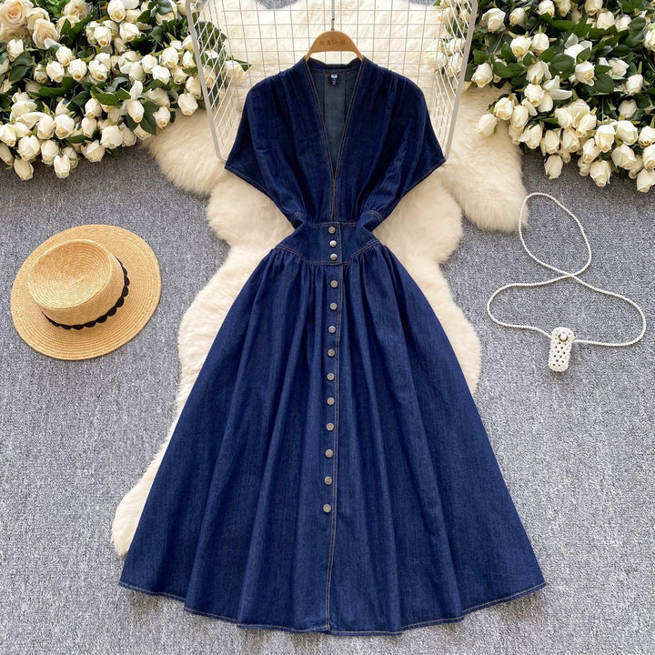 Deep V Dress