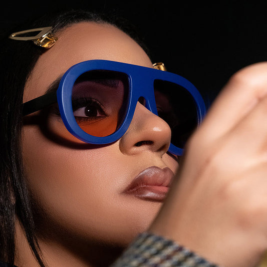 Personalized Large Frame Vintage Sunglasses