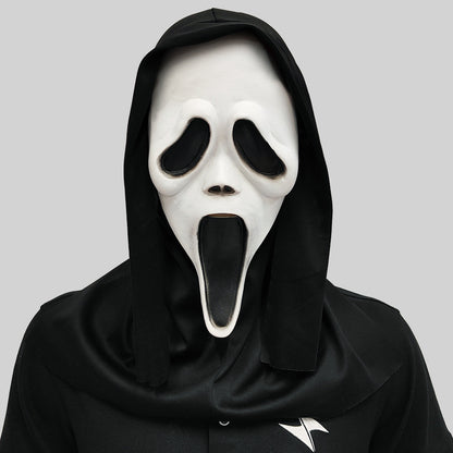 Máscara de calavera de látex blanca de Halloween Scream Horror
