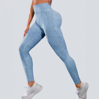 Leggings deportivos de cintura alta a la moda para mujer
