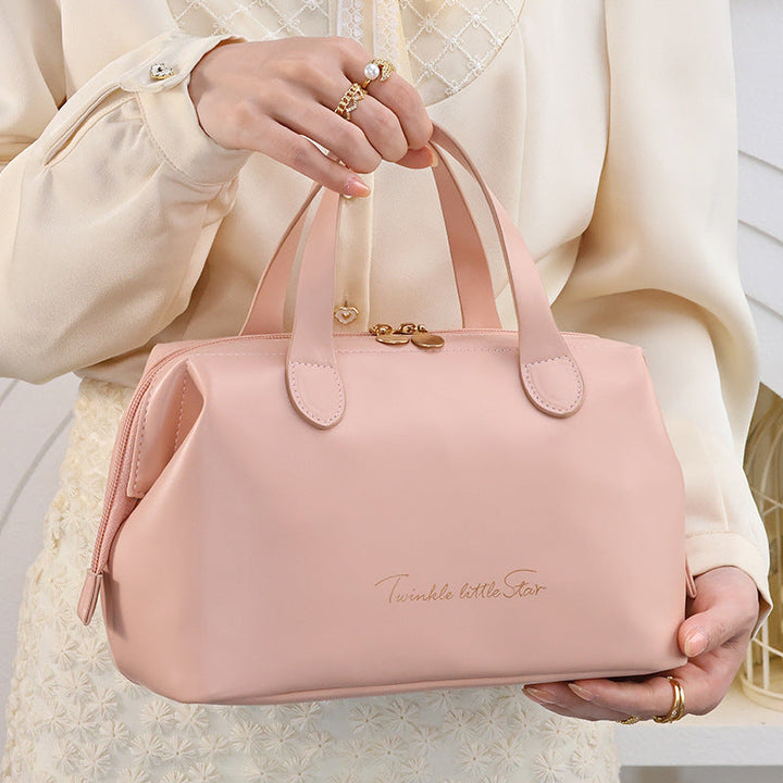 Bolsa de cosméticos rosa