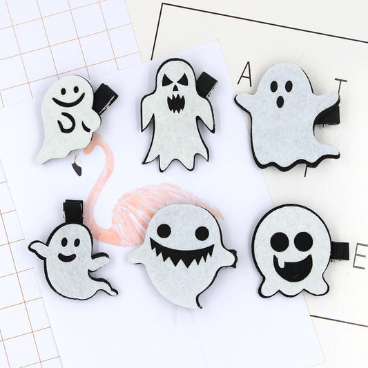 Horquilla de fantasma de Halloween para niños, accesorios para el cabello