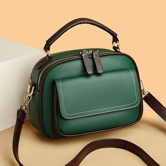 Women Casual Round Crossbody Bag in PU Urban Style