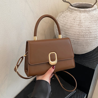 Women's Simple Retro Flip Handbag