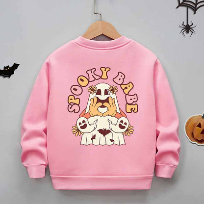 Kids Toddler Boys Girls Casual Cartoon Print Fleeces