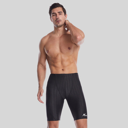 Bóxer informal de imitación de piel de tiburón para hombre