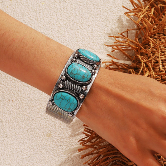 Women Retro Ancient Silver Bohemian Bracelet