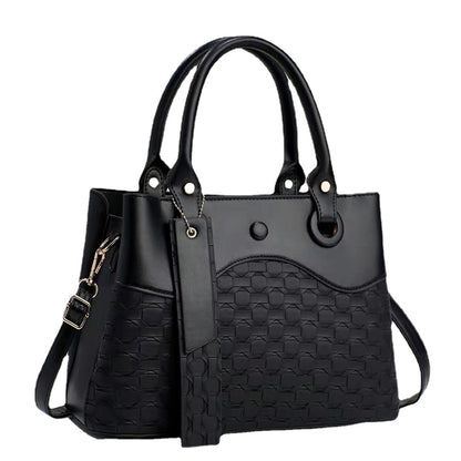 Women Casual Solid Color Shoulder Handbag Bag