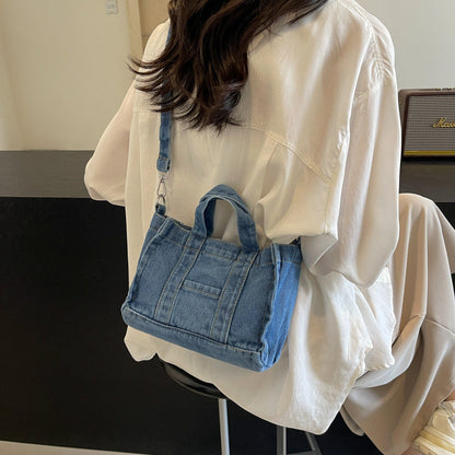 Sacs à main en denim grande capacité style rétro