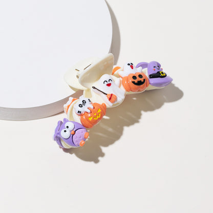 Accessoires pour cheveux de dessin animé citrouille fantôme crâne Halloween