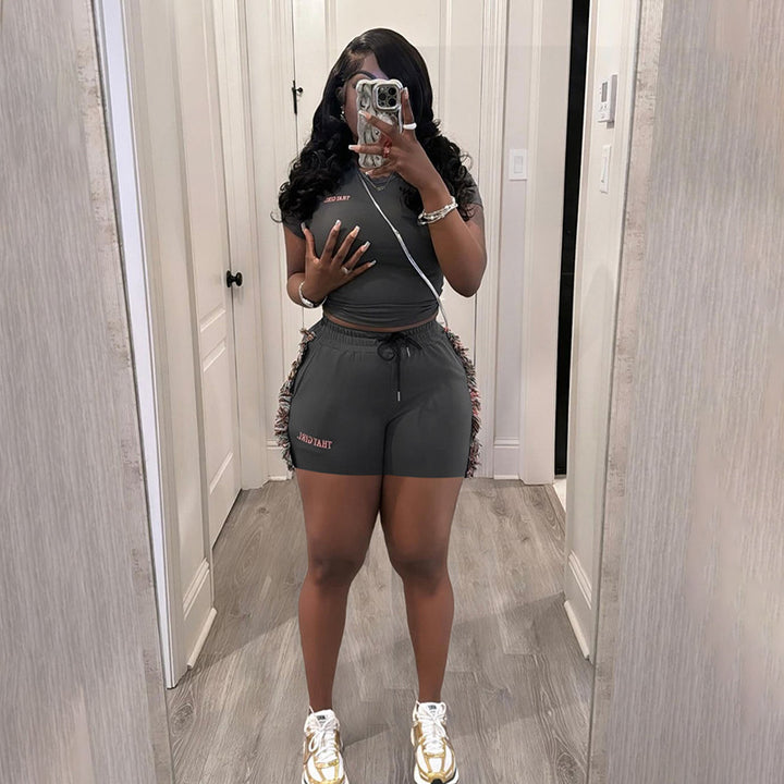 Grey Two Piece Set